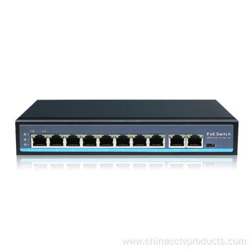 10/100Mbps 12V 24V 8 PoE Switch 250m 100W(POE0820BN)